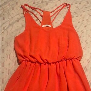 Orange dress